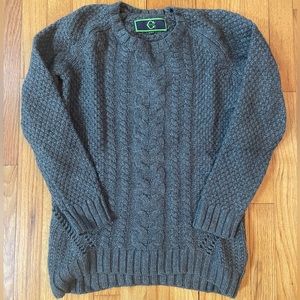 Grey Chunky Sweater - worn once